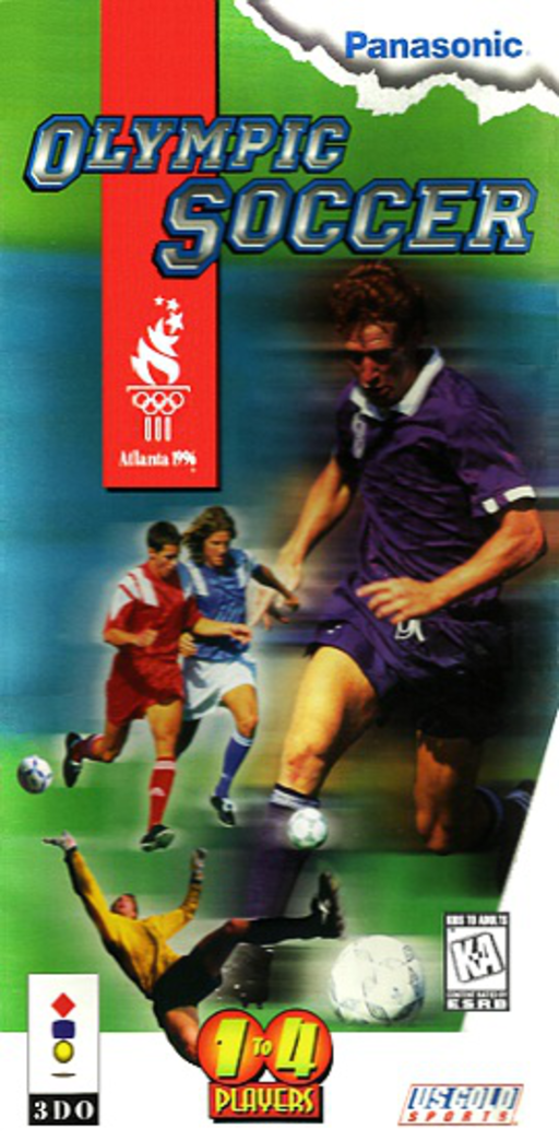 Olympic Soccer box art for 3DO